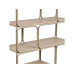 House Nordic Wandregal Lanciano, 48 x 18 x 64 cm, Beige