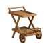 House Nordic Servierwagen Pasaku, 86 x 50 x 81 cm, Teakholz, Natur