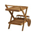 House Nordic Servierwagen Pasaku, 86 x 50 x 81 cm, Teakholz, Natur
