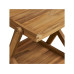 House Nordic Servierwagen Pasaku, 86 x 50 x 81 cm, Teakholz, Natur