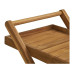 House Nordic Servierwagen Pasaku, 86 x 50 x 81 cm, Teakholz, Natur