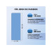 World Fitness Fitnessmatte Yamuna 183 cm x 61 cm, Blau World Fitness Fitnessmatte Yamuna 183 cm x 61 cm, Blau