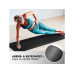 World Fitness Fitnessmatte Ashanti 190 cm x 100 cm, Schwarz World Fitness Fitnessmatte Ashanti 190 cm x 100 cm, Schwarz