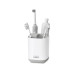 Joseph Joseph Zahnputzbecher EasyStore, 8.4 x 8.4 x 12.7 cm, Weiss / Grau