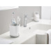 Joseph Joseph Zahnputzbecher EasyStore, 8.4 x 8.4 x 12.7 cm, Weiss / Grau