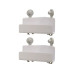 Joseph Joseph Eckduschablage EasyStore, Weiss, 2er Set