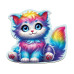 Wooden City Holz-Puzzle Fantasy Kitty M 75 Teile