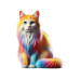 Wooden City Holz-Puzzle Dreamy Rainbow Cat L 250 Teile
