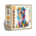 Wooden City Holz-Puzzle Rainbow Buddy Dog L 250 Teile