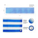 Lumaland Balkonsichtschutz 90 x 500 cm Blau/Weiss Lumaland Balkonsichtschutz 90 x 500 cm Blau/Weiss