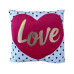 Dameco Kissen mit Schriftzug «Love» 30 x 30 cm