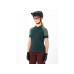 VAUDE Damen T-Shirt Wo Altissimo Q-Zip deep pond Grün, Grösse 38
