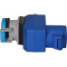 maxCAMP Winkelkupplung CEE16-3 + Typ23, IP44 Blau maxCAMP Winkelkupplung CEE16-3 + Typ23, IP44 Blau