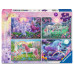 Ravensburger Kinderpuzzle Magische Einhörner 4 x 100 Teile