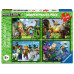 Ravensburger Puzzle Minecraft 4 x 100 Teile