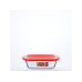 International Cookware Auflaufform 20 x 17 cm Eckig, Transparent