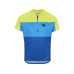 Ziener Velotrikot NESTEL-Z Junior Unisex Blue Bitter Lemon, Gr. 164