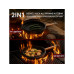 Gusskoenig Dutch Oven Set 9 l mit 2in1 Deckelheber ohne Füsse Gusskoenig Dutch Oven Set 9 l mit 2in1 Deckelheber ohne Füsse