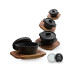Gusskoenig Mini Dutch Oven 4 set 300 ml mit Untersetzern