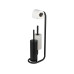 Wenko WC-Garnitur Universaleo 20 x 23 x 62.5 cm, Schwarz