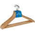 Wenko Kleiderbügel Formbügel Eco Holz 5er-Set 5 Stück, Nature