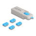 Delock HDMI Port Blocker Set 4 Stück mit Verschlusswerkzeug