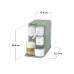 De'Longhi Kaffeemaschine Nespresso Lattissima One EN510.GR Dark Sage