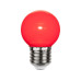 Star Trading LED Leuchtmittel E27 G45 Outdoor Lighting Rot, 1W, 220-240V