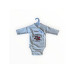 Very Important Baby Langarm-Wickelbody Min Held isch de Papi Gr. 56