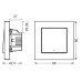 OSRAM SMART+ MATTER Wandschalter 1 Kanal OSRAM SMART+ MATTER Wandschalter 1 Kanal