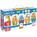 Banana Panda Puzzle Make-a-Match Zahlenzug