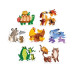 Banana Panda Puzzle Mein erstes Puzzle Tierbaby-Puzzles