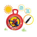 Lexibook Aufblasbarer Hüpfball Spider-Man Rot 45 cm