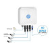 QuWireless QuCam C240AC Outdoor LTE PoE RUT241 und TSW100