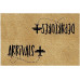 Conceptum Hypnose Fussmatte Airport 60 cm x 40 cm