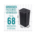 EASYmaxx Pfandflaschen-Sammelbehälter 100 l, Schwarz