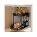 EASYmaxx Organizer mit Schublade 39.5 x 21.5 x 36 cm, Schwarz