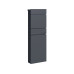 Holmberg Briefkasten 39.5 x 14.2 x 115 cm Anthrazit