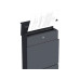 Holmberg Briefkasten 39.5 x 14.2 x 115 cm Anthrazit