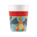 We fiesta Party Einwegbecher Pokémon 200 ml, 8 Stück, Blau/Rot