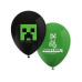 We fiesta Party Luftballon Minecraft Grün, 8 Stück