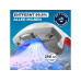 CLEANmaxx Milben-Handstaubsauger mit UV-C-Licht 300W, Weiss/Rot