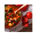 Lumaland Kochtopf GOURMETmaxx, Aluminiumguss, Schwarz / Rot, 5.8 l