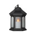 Star Trading Laterne Linta Outdoor, Schwarz, 26 cm, Timerfunktion