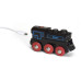 BRIO Eisenbahn Schwarze Akku-Lok mit Mini-USB
