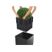 Lechuza Blumentopf Cube 50 Anthrazit metallic Lechuza Blumentopf Cube 50 Anthrazit metallic