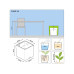 Lechuza Blumentopf Cube 50 Anthrazit metallic Lechuza Blumentopf Cube 50 Anthrazit metallic