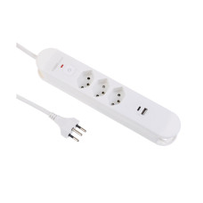 FURBER.power Steckdosenleiste Tuttovario 3 x T13, USB FURBER.power Steckdosenleiste Tuttovario 3 x T13, USB