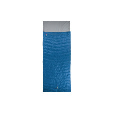 Grüezi Bag Schlafsack Wolle Almhütte 10 °C 195 cm, Blau