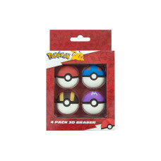 Undercover Radiergummi Pokemon 4er-Set